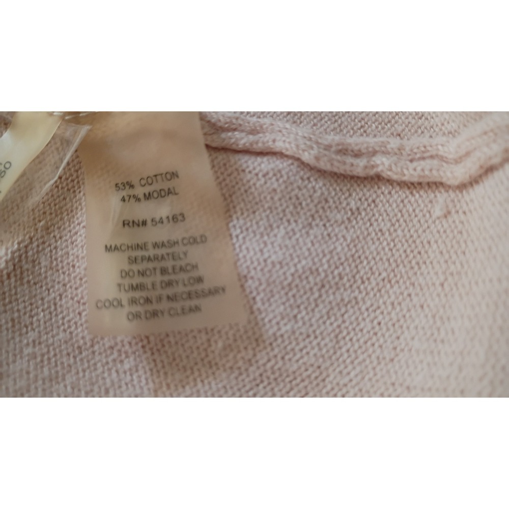 Balletcore Luxuary Soft Girl Coquette Calvin Klein Pink Cardigan Sweater Large - Picture 6 of 7